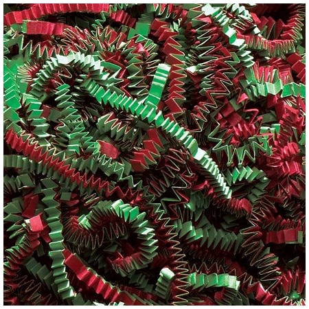 Bsc Preferred Christmas Blend Crinkle Paper - 10 lb. Box BUY00016857